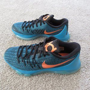 Nike KD 8 “Road Game” Blue Lagoon/Bright Citrus-Black-Tide Pool Blue 8.5